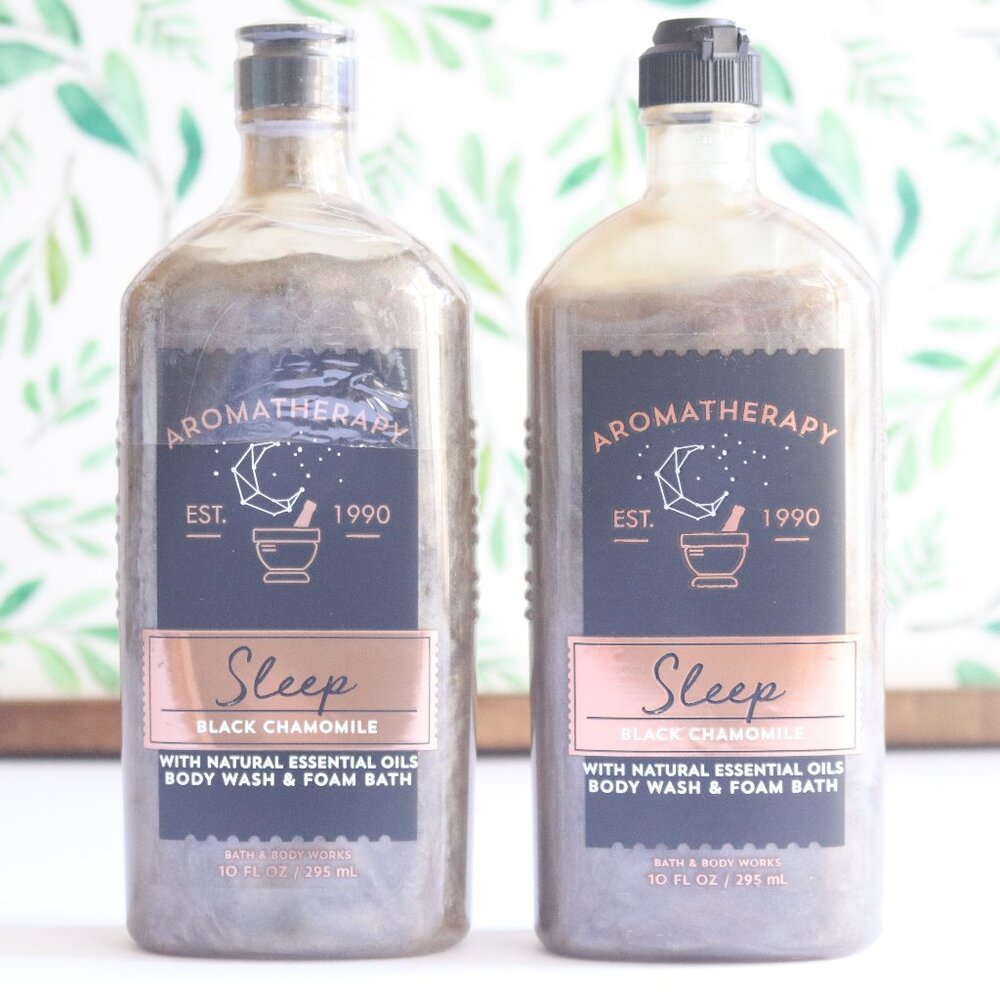 BBW | Sleep Black Chamomile Essential Oil Foaming Body Wash NWT | 10 fl oz